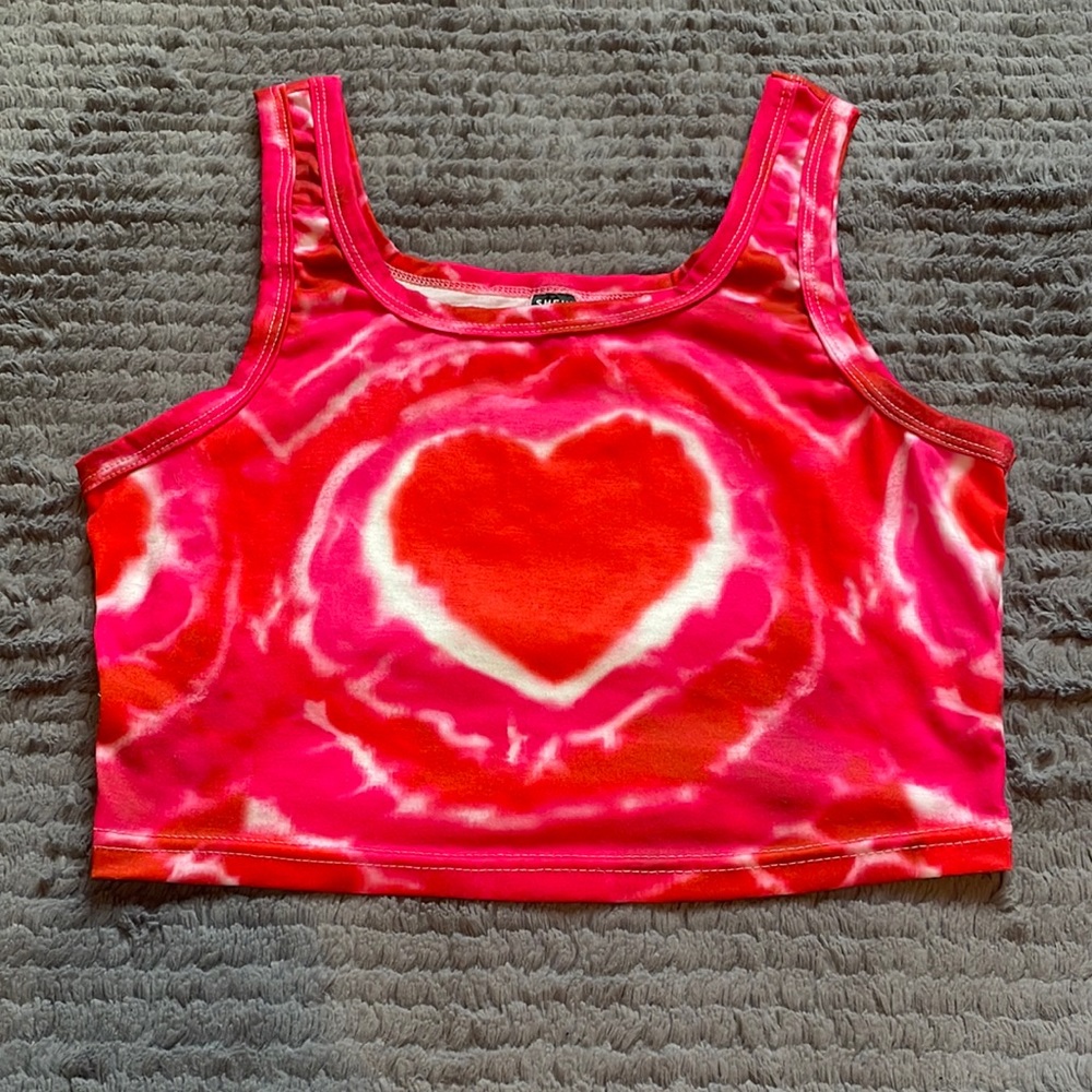 Medium Shein tie-dye cropped tank top